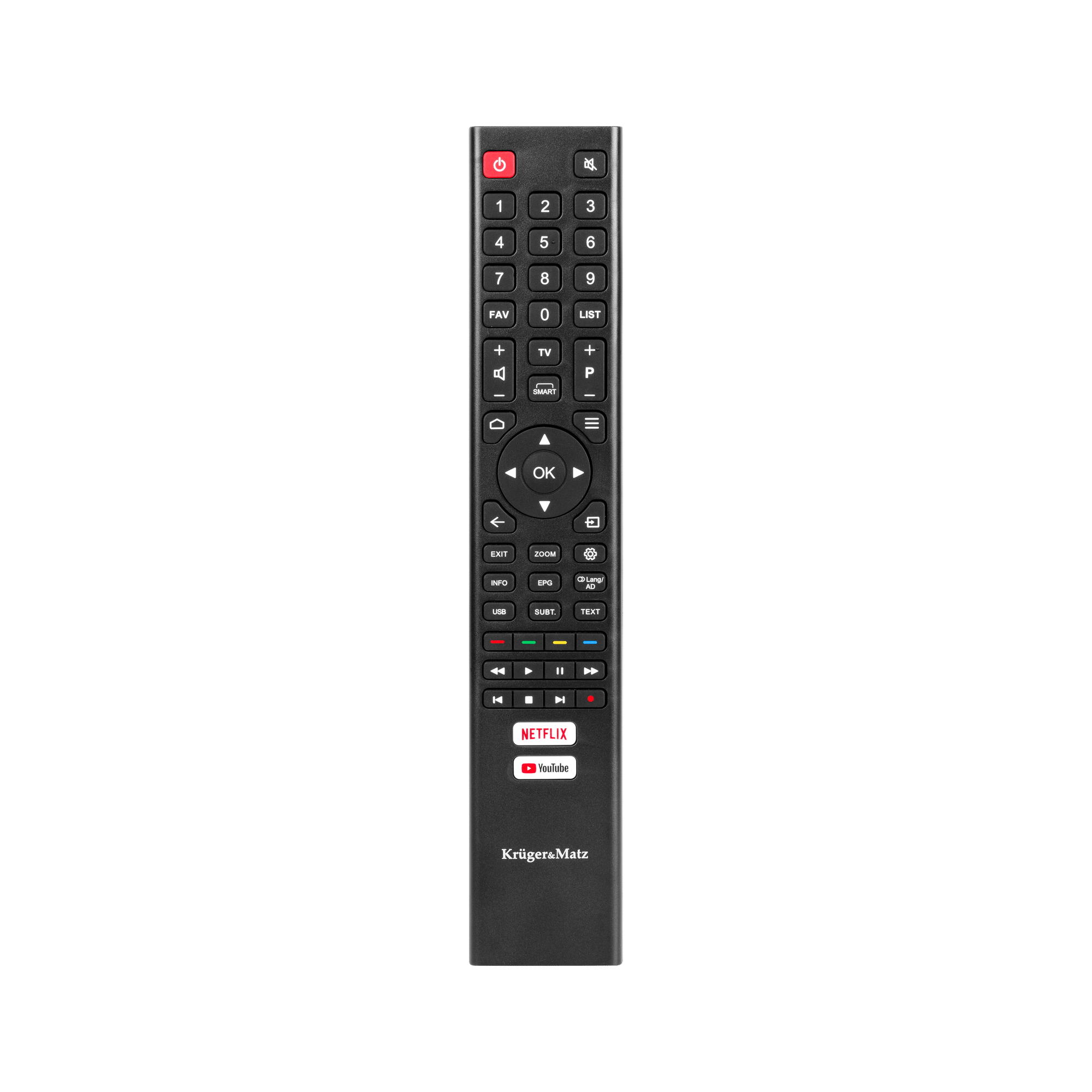 Diaľkový ovládač pre televízor Kruger&Matz - modely S5 a S6