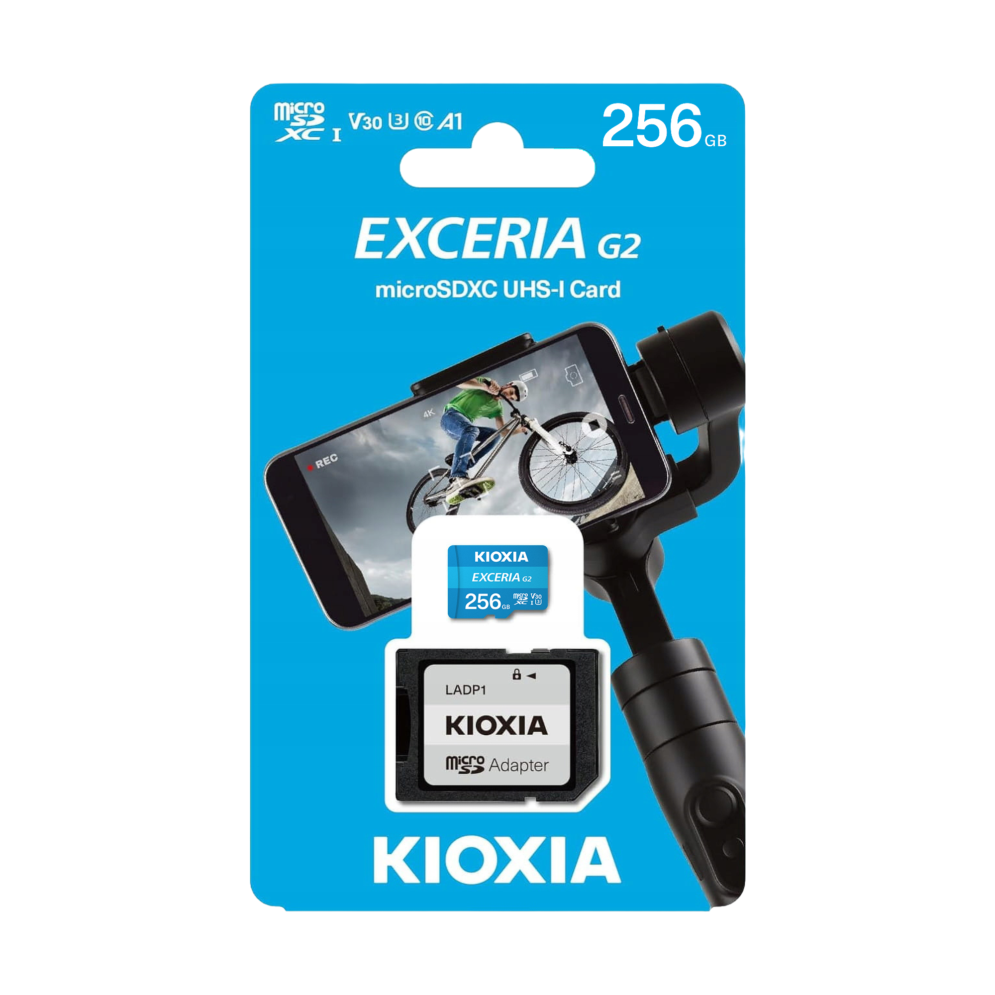 Pamäťová karta microSD 256 GB UHS-I U1 Kioxia s adaptérom