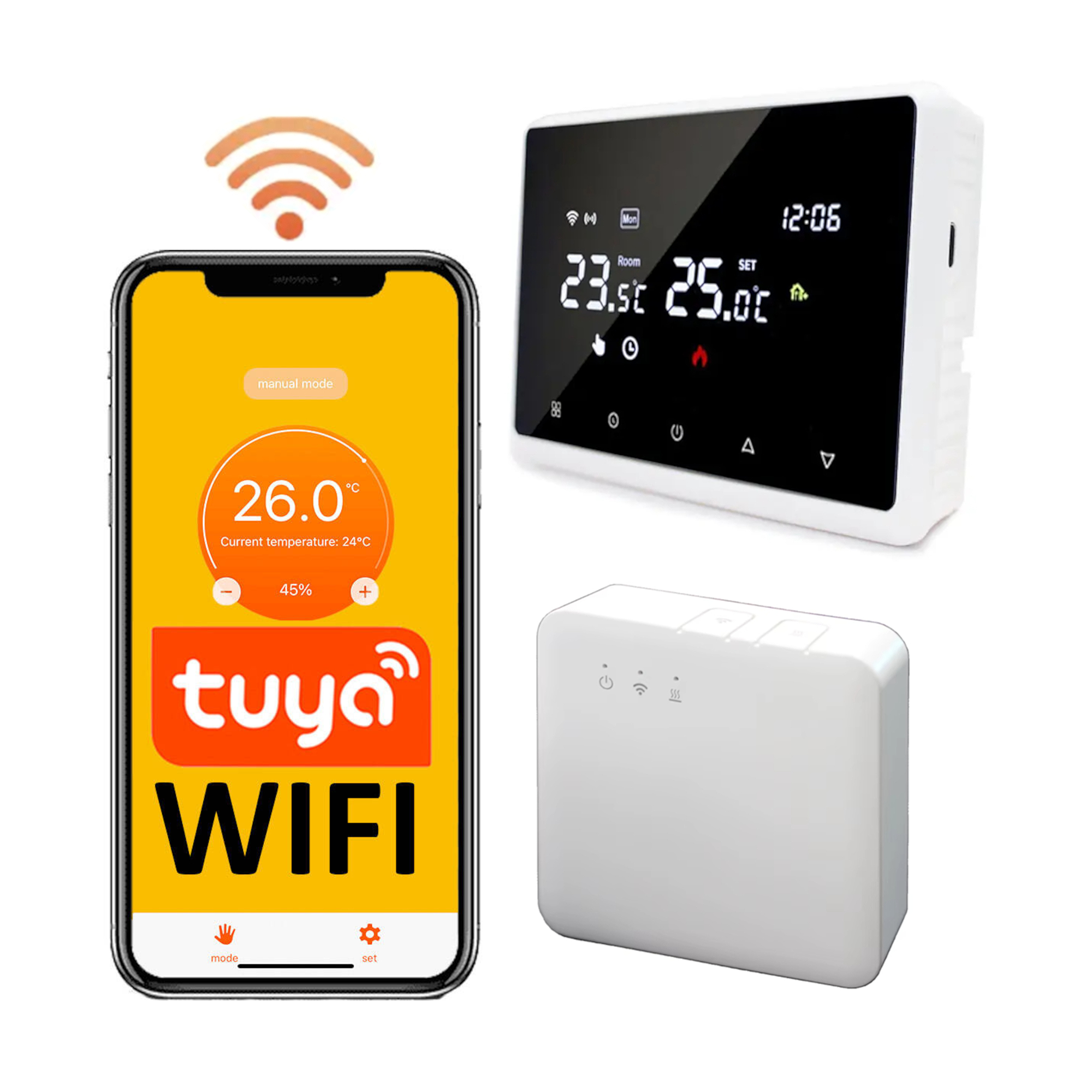 Eurokomp Termostat WiFi Tuya E6264