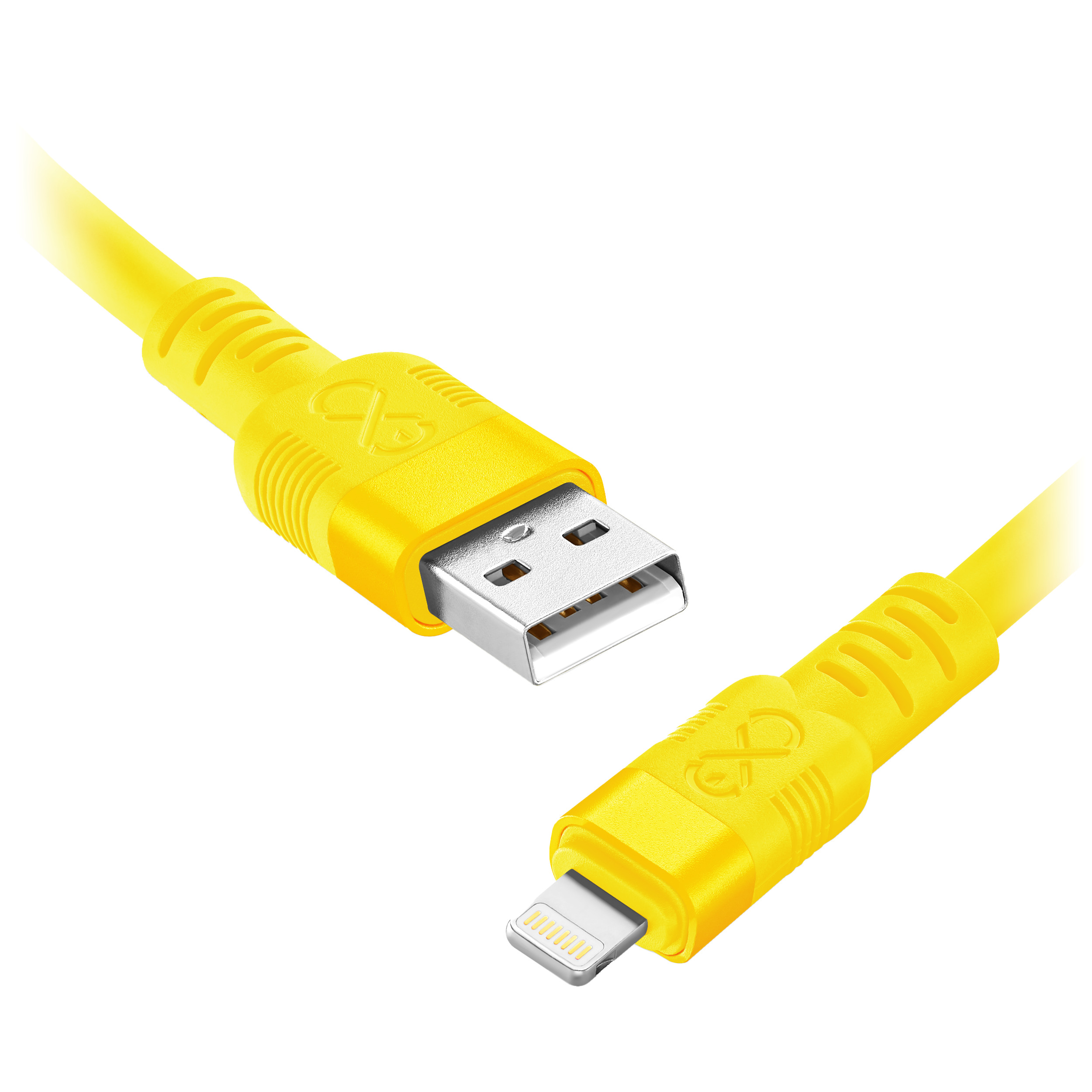 Neónový nabíjací kábel USB-A - Lightning 0.9m