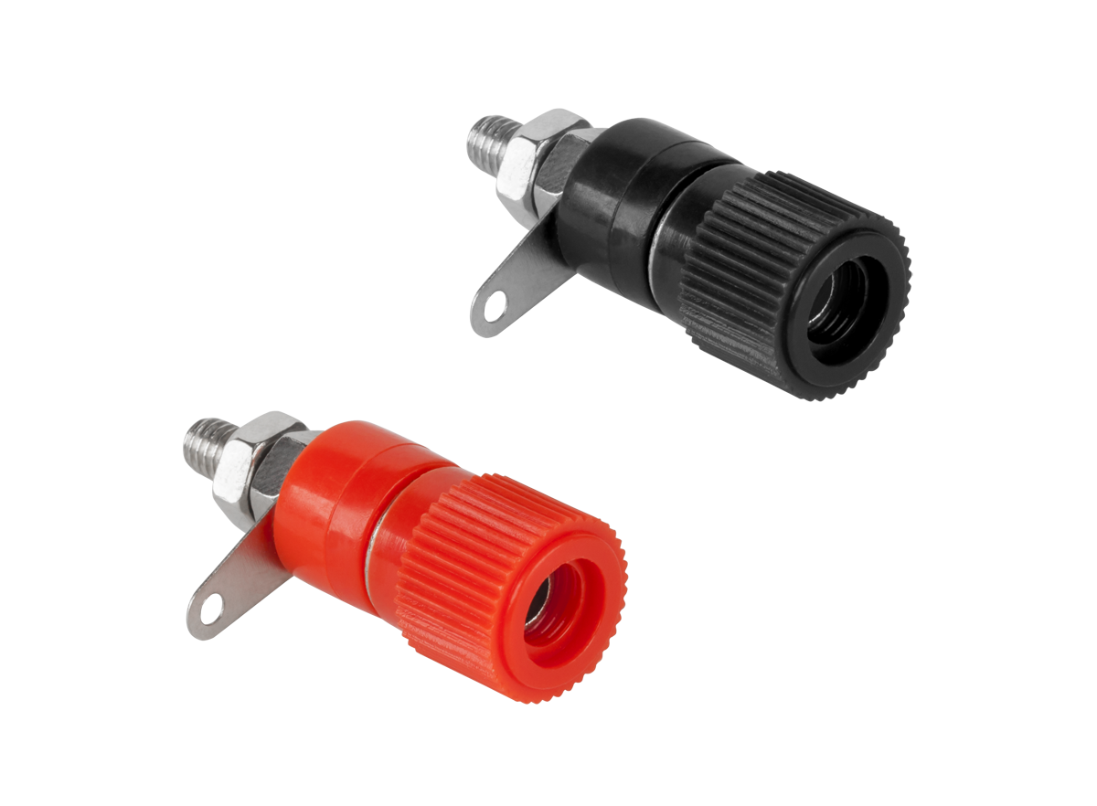 Banánikové montážne panelové hniezdo 12 mm Cabletech L-GNI0205-1-1