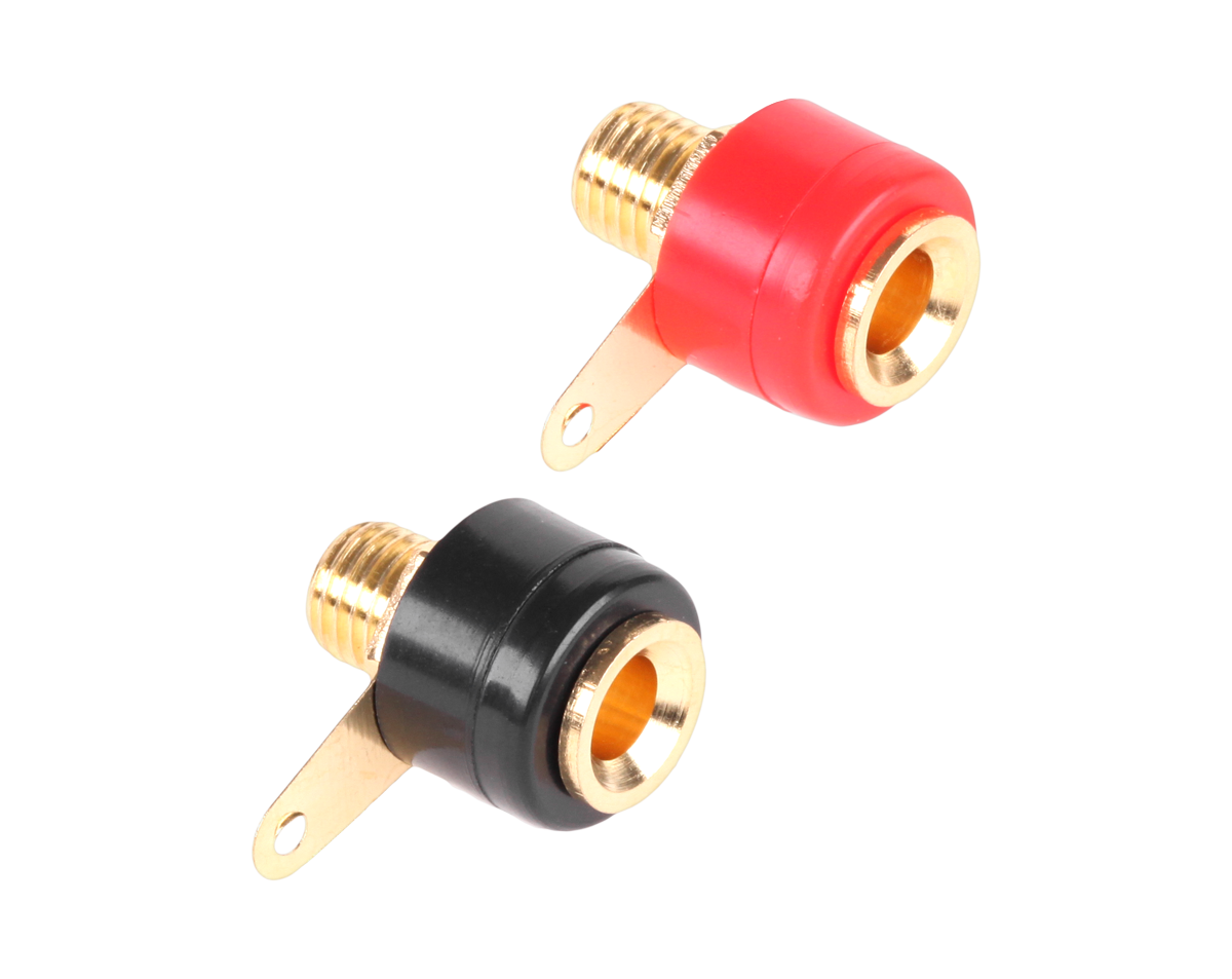 Malá panelová banániková zásuvka Cabletech L-GNI0204Z-1