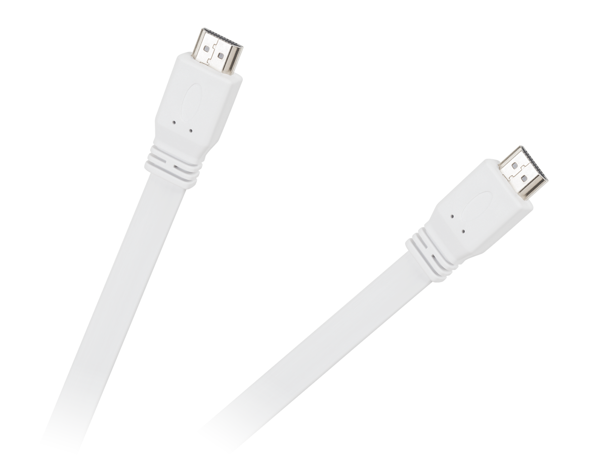 CABLETECH Kábel HDMI-HDMI biely 2,0 V 1,8 m