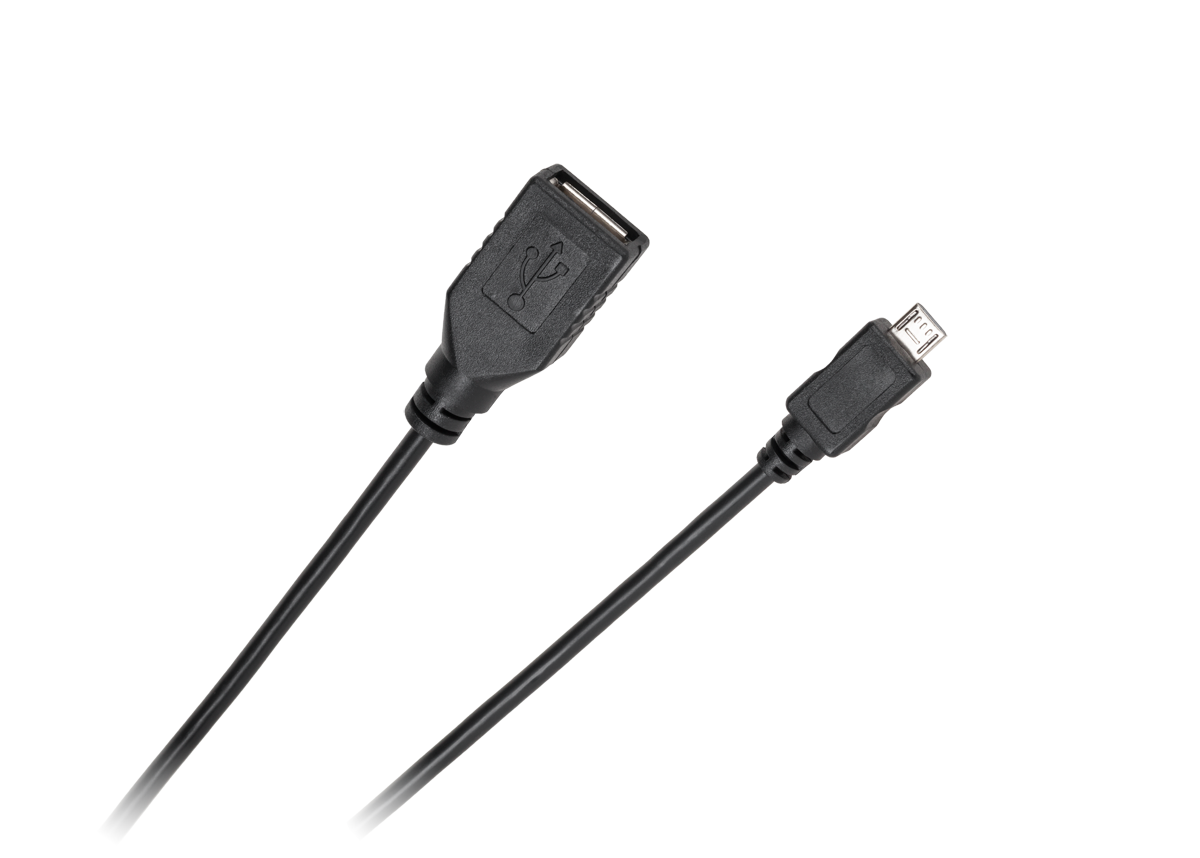 USB kábel USB A samica – micro USB samec 0,2 m L-KPO3966-0-2