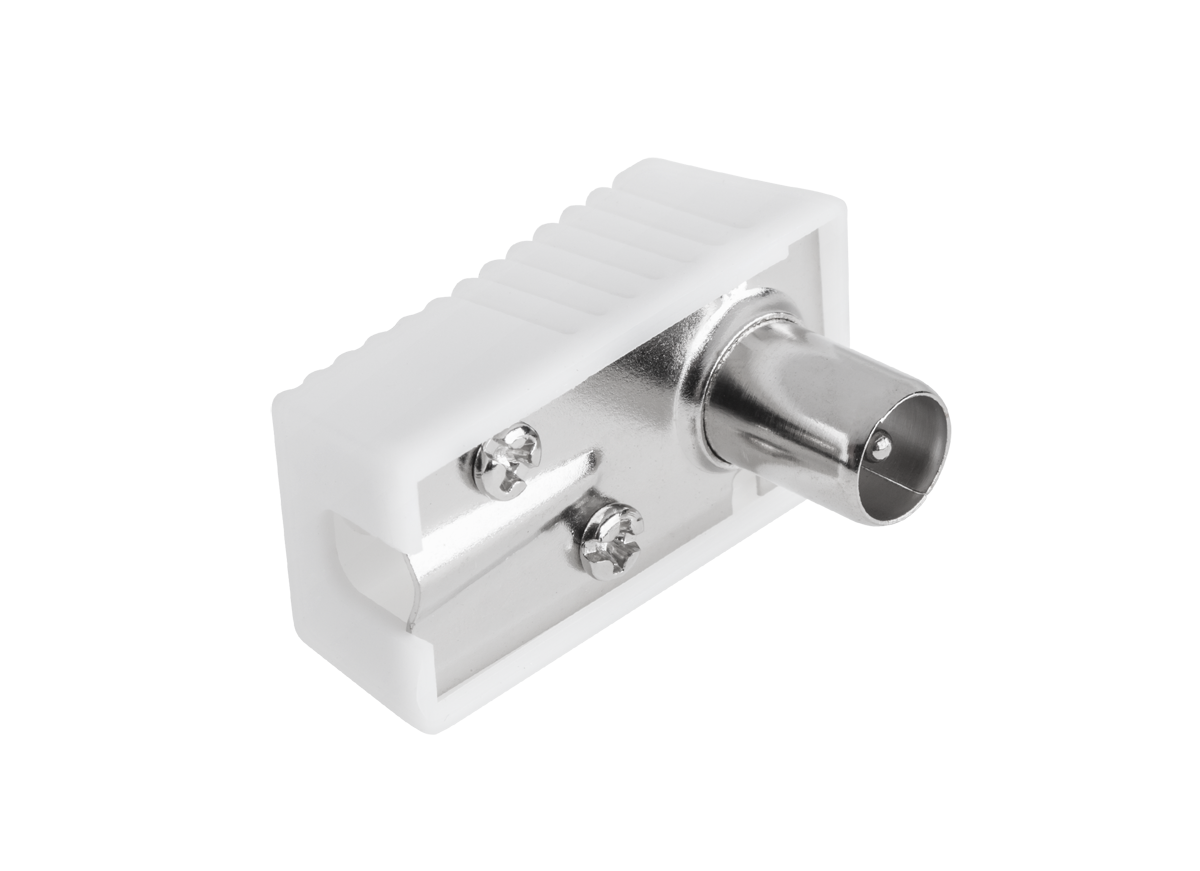Uhlový anténny konektor TV veľký Cabletech L-WTY0260-1