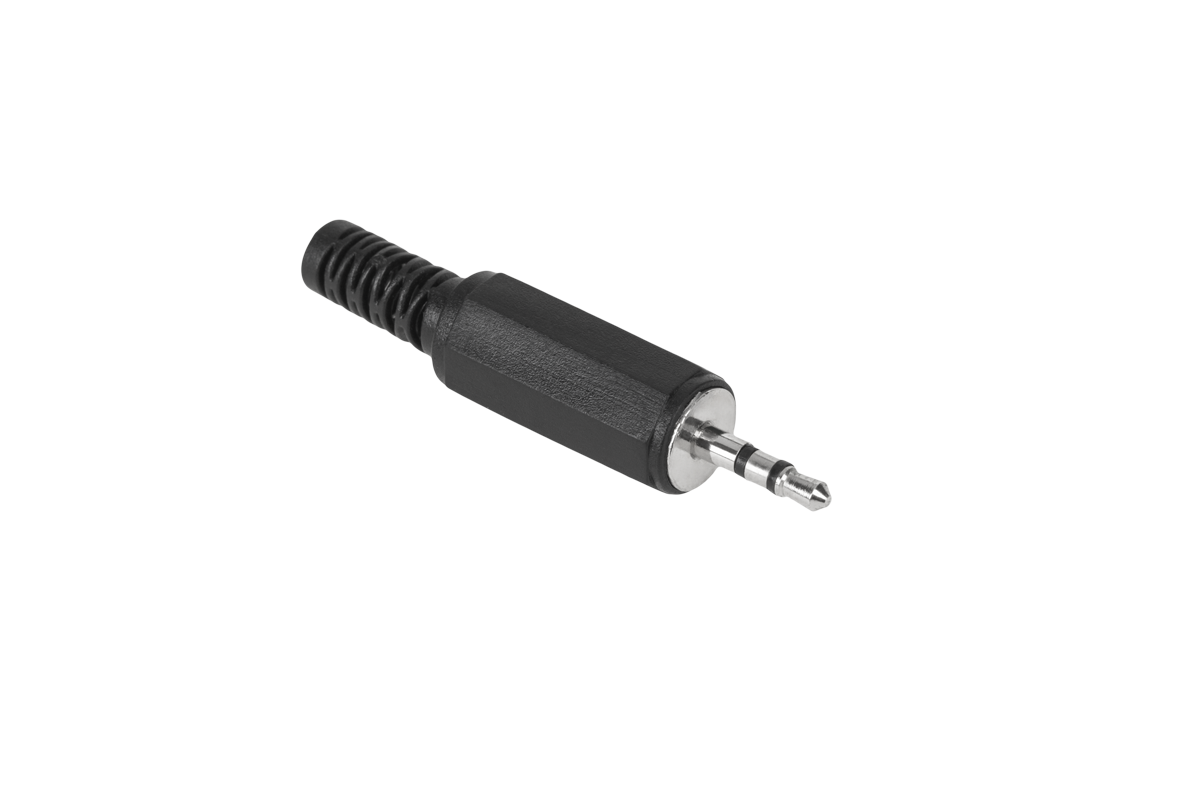 Jack konektor 2,5 stereo plastový Cabletech