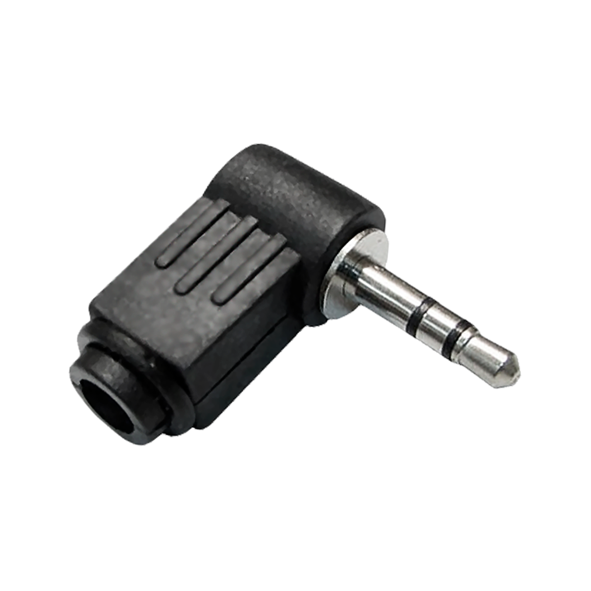 3,5 mm stereo jack konektor uhlový samec plastový Cabletech L-WTY0008-1-1