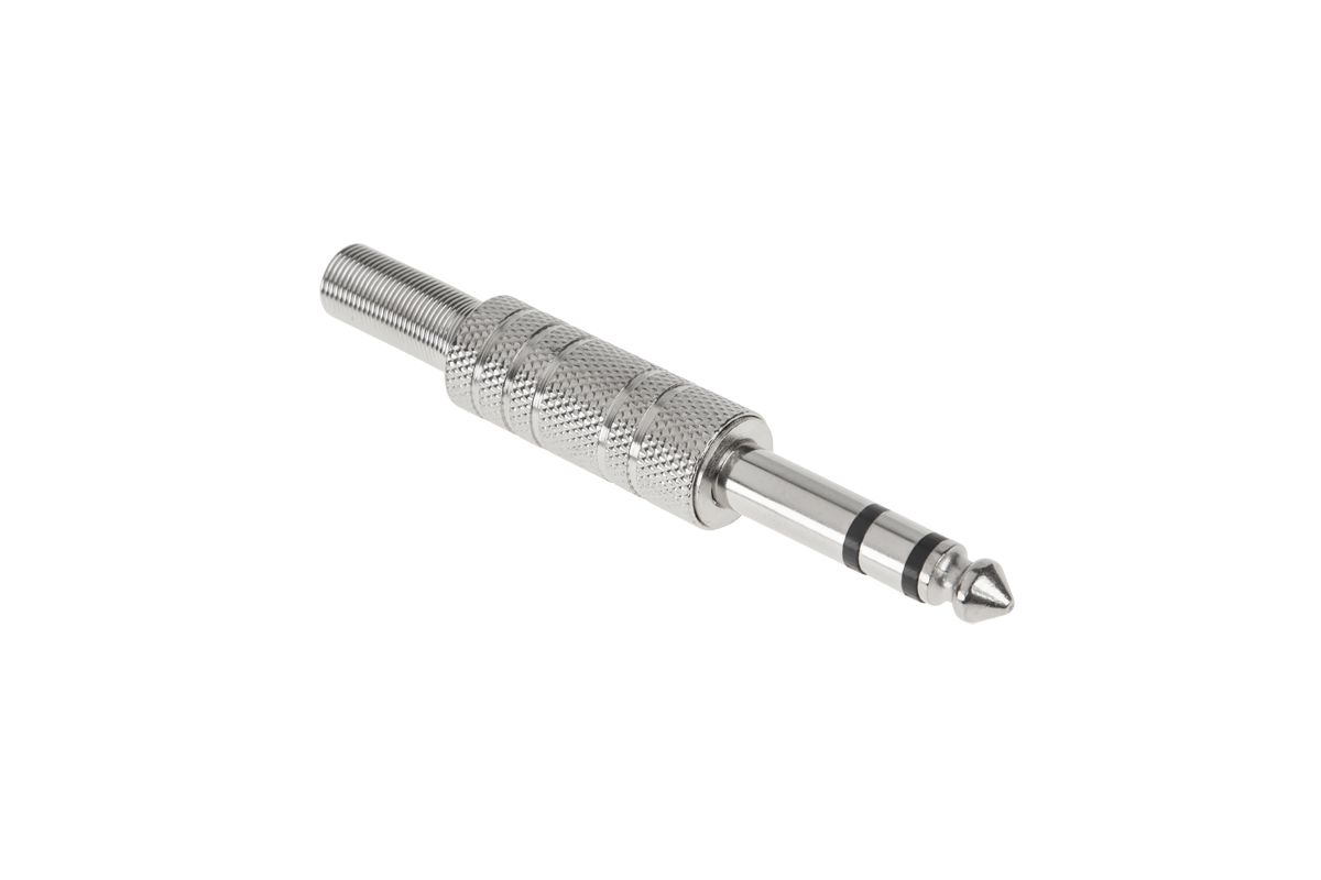 Jack konektor 6,3 mm stereo kovový Cabletech L-WTY0020-1