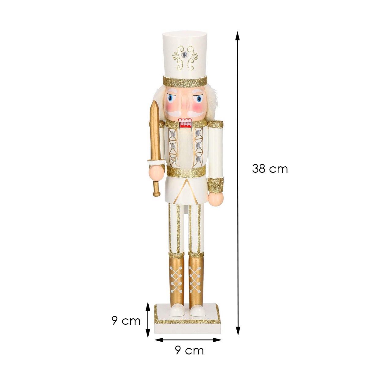 Vianočný luskáčik 38 cm S-CA0816