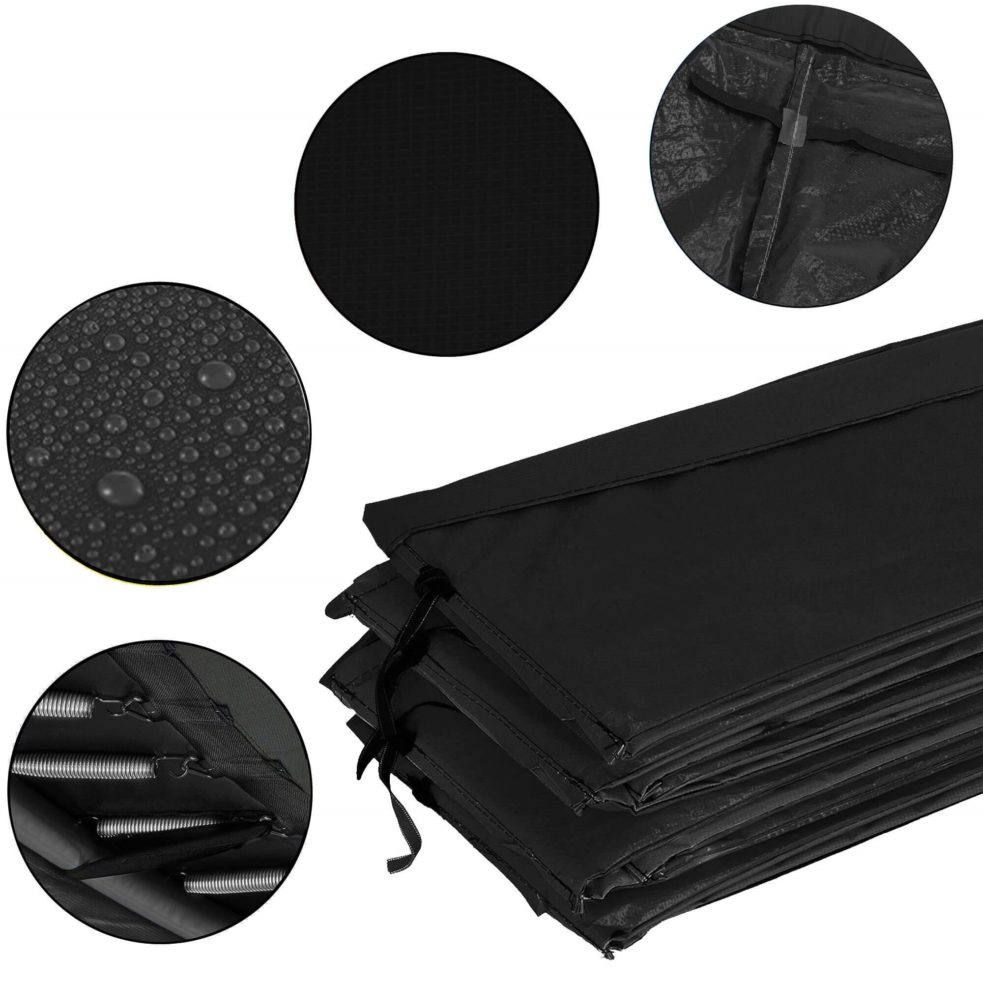 Kryt pružín na trampolínu 244 cm čierny S-TP-8FT 244 CM BLACK
