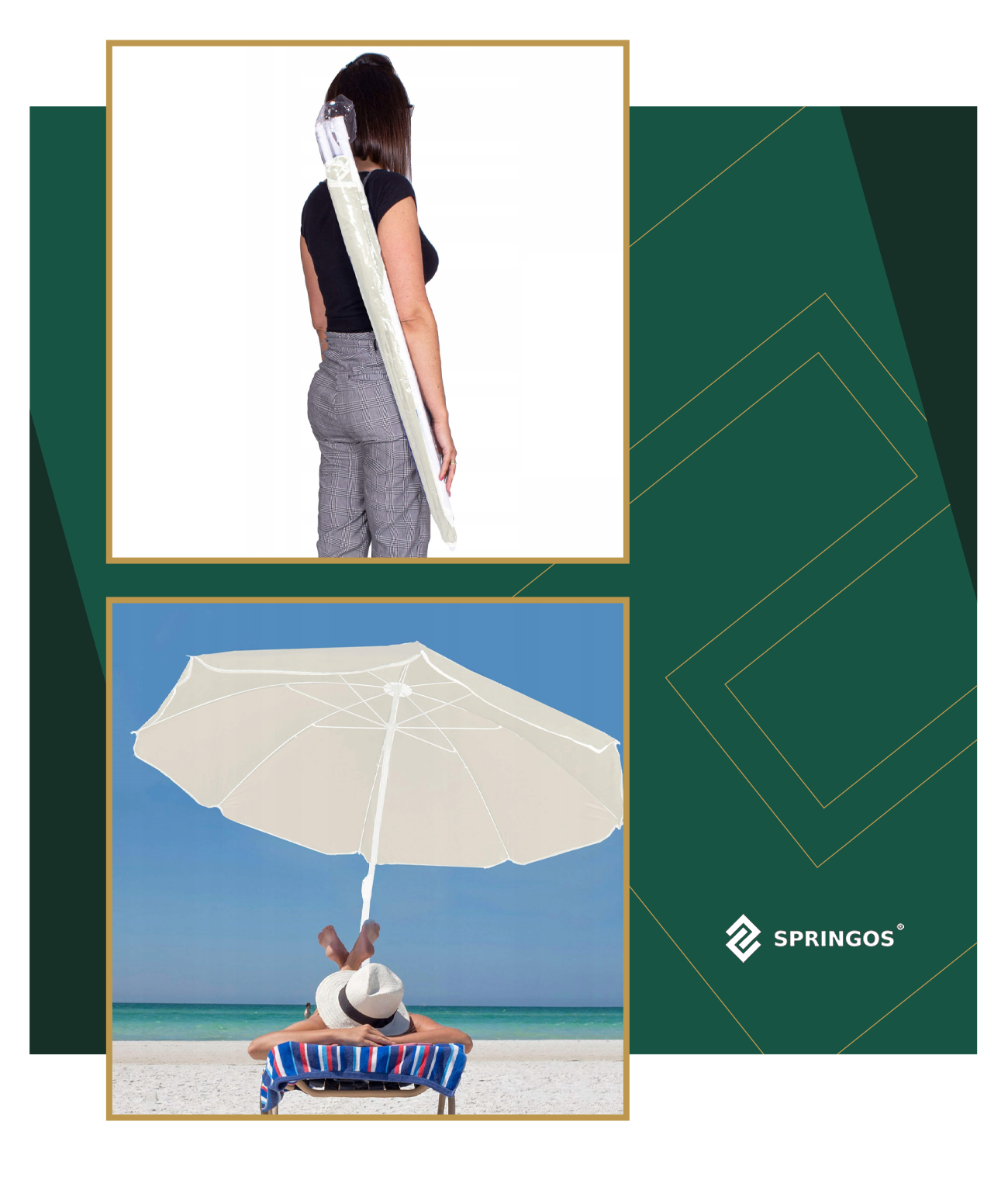 Plážový slnečník 160 cm S-BU0024