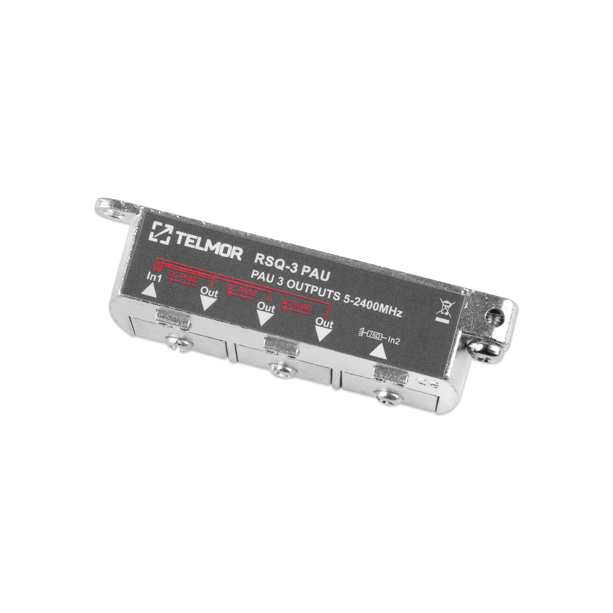 Anténny rozbočovač Telmor RSQ-3 3-cestný 5-2400 MHz L-ZLA0595