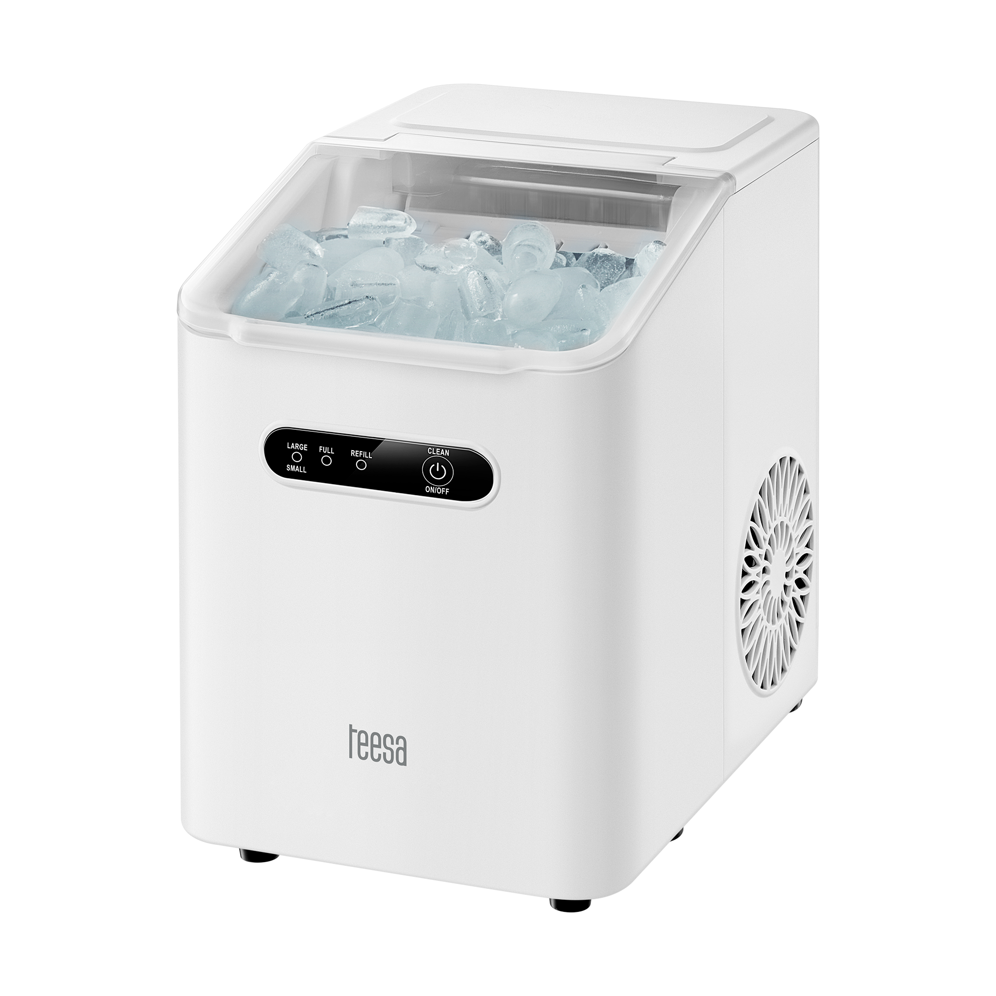Výrobník ľadu TEESA EASY ICE, 11 kg ľadu, 1L, 110W, dve veľkosti kociek, automatické čistenie