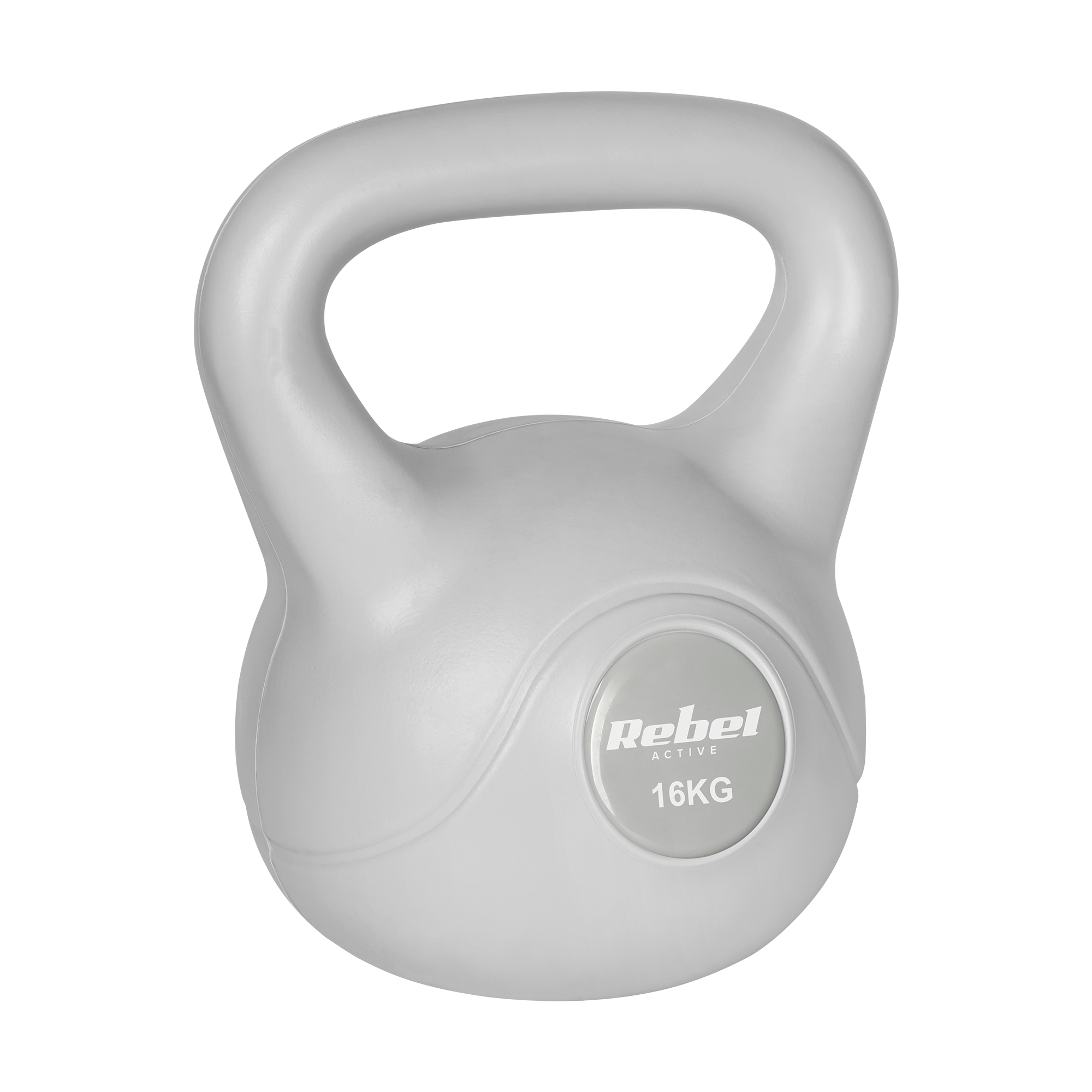 Bitumenový kettlebell 16 kg sivý REBEL ACTIVE