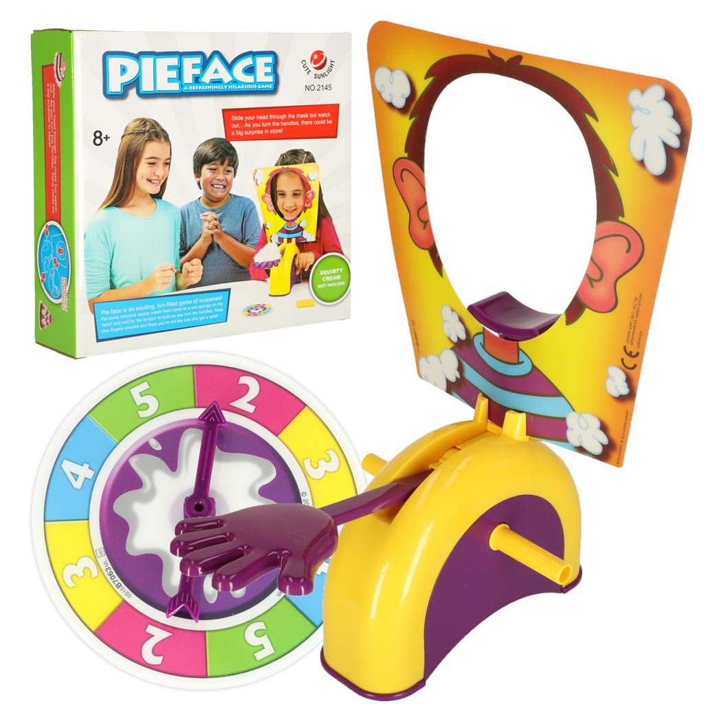 Spoločenská hra so šľahačkou do tváre Pie Face Cake ik-KX9787