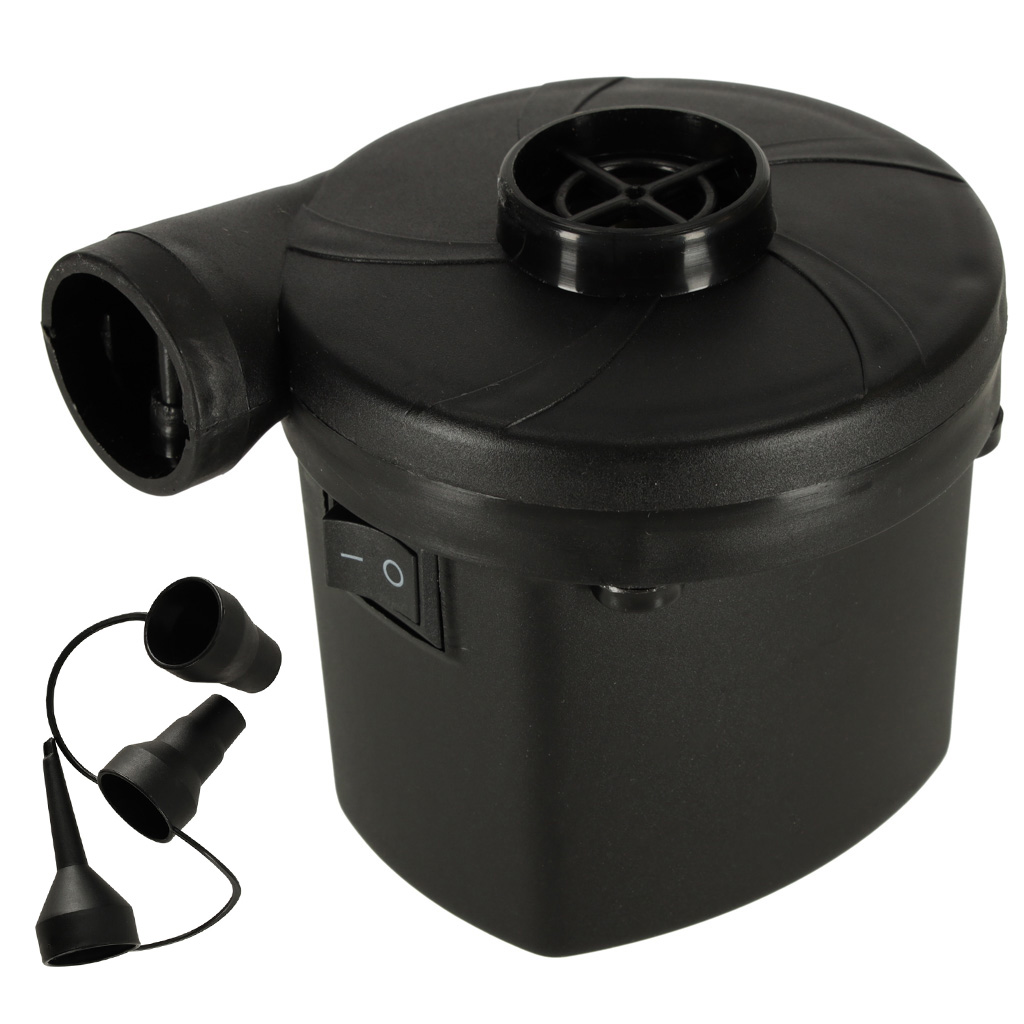 Elektrická pumpa na nafukovací matrac 12 V/240 V s koncovkami ik-KX4402