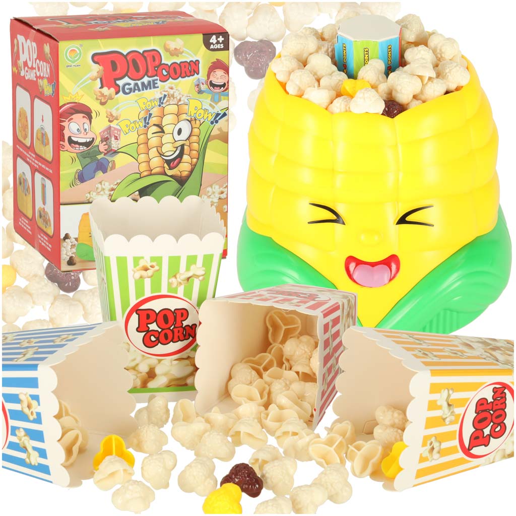 Hra na šikovnosť pre deti – chytanie popcornu pre 2–4 hráčov ik-KX3044