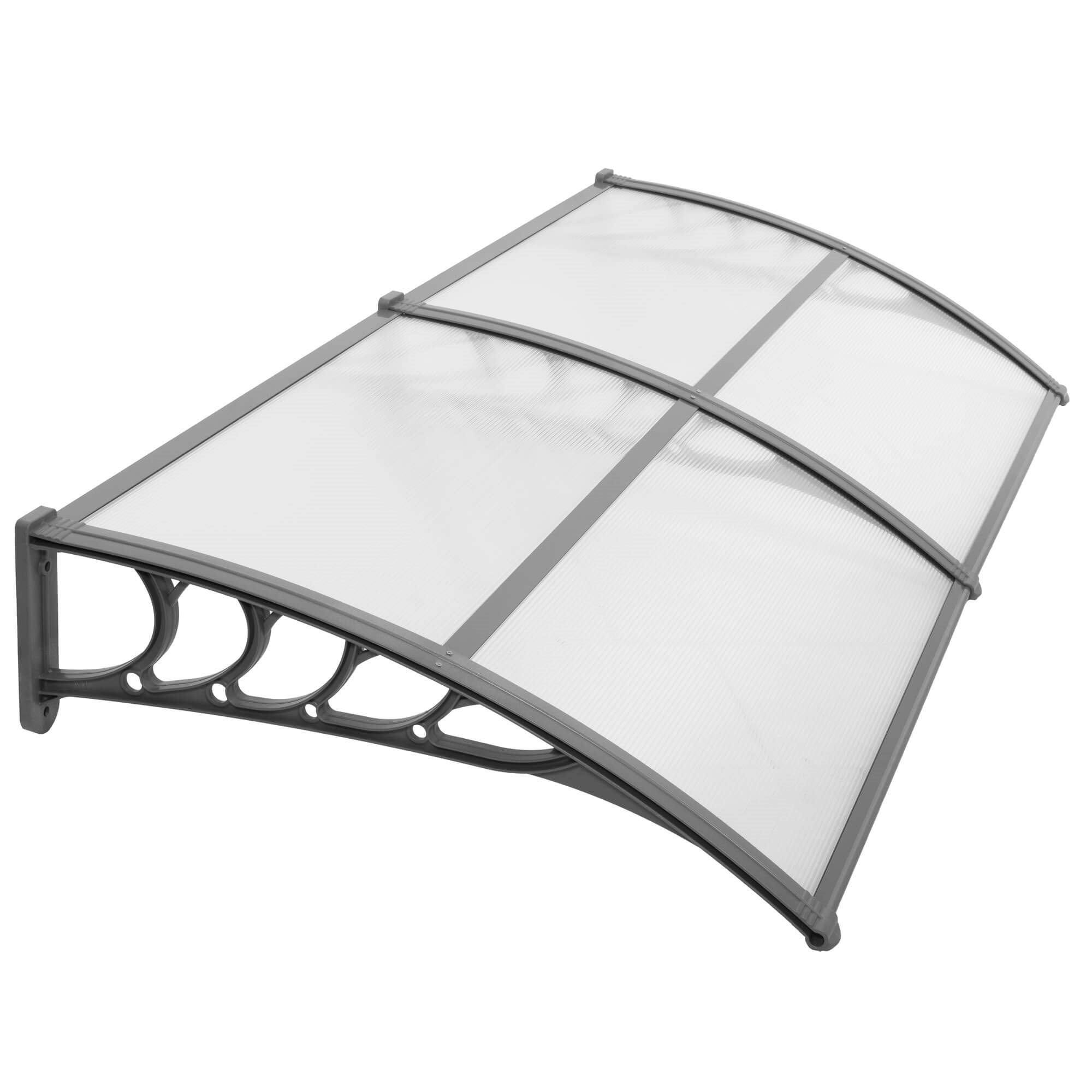 Polykarbonátová strieška nad dvere 200 × 100 cm S-HA7479