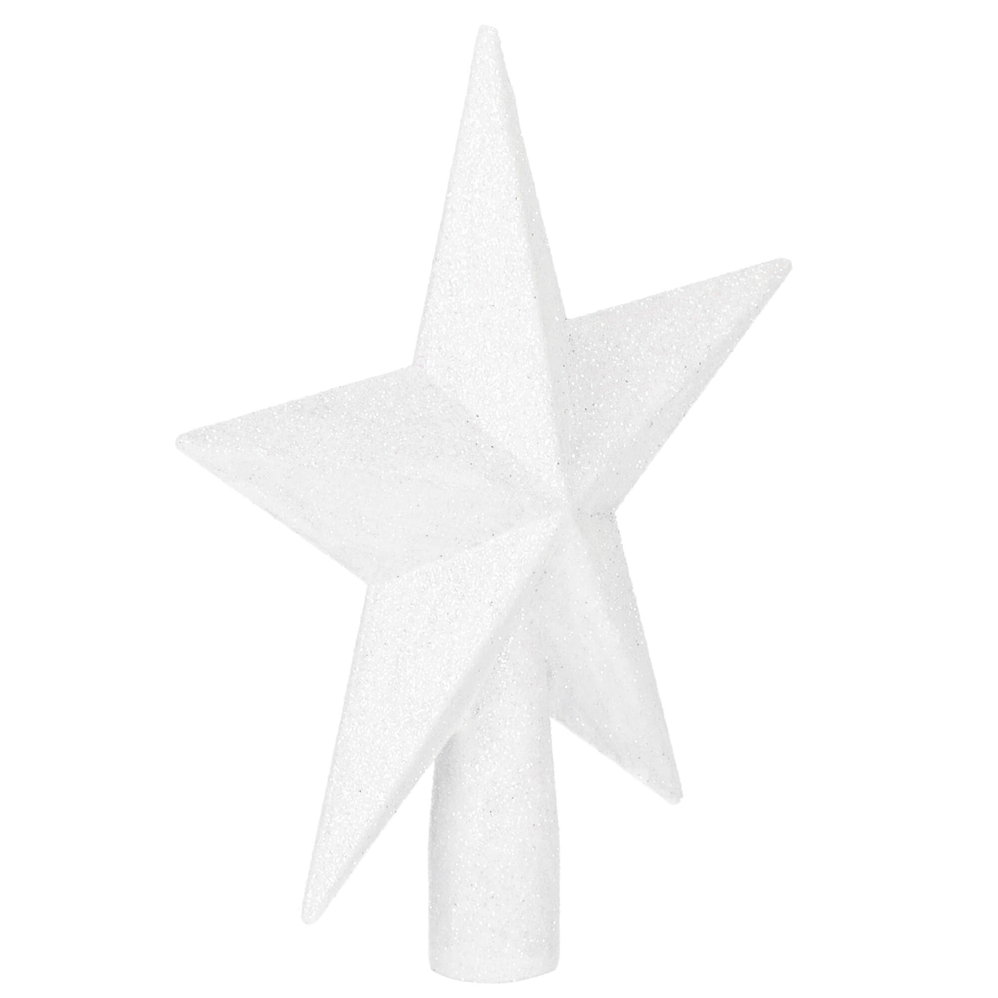Vianočná ozdoba hviezda 20 cm biela S-CA1435