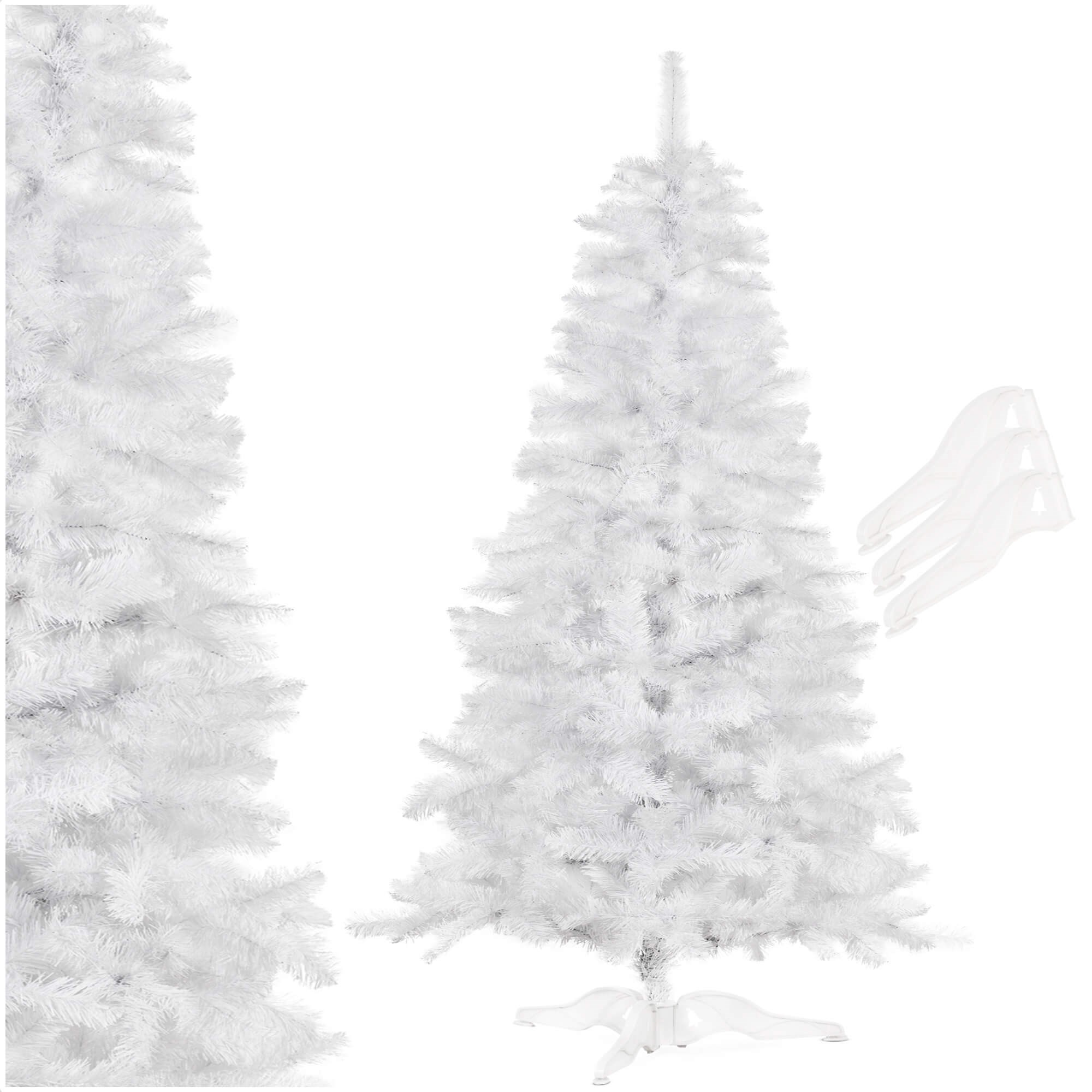 Umelý vianočný stromček biela jedľa 220 cm S-CT0231