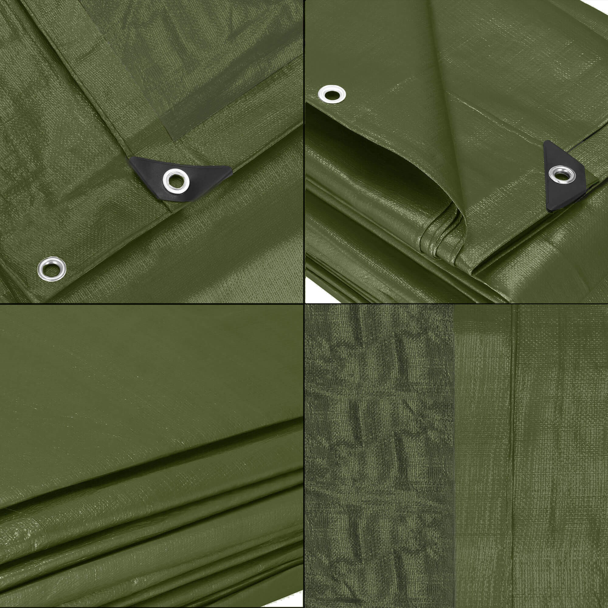 Springos GA2182 PLACHTA 4 X 5 M ZELENÁ