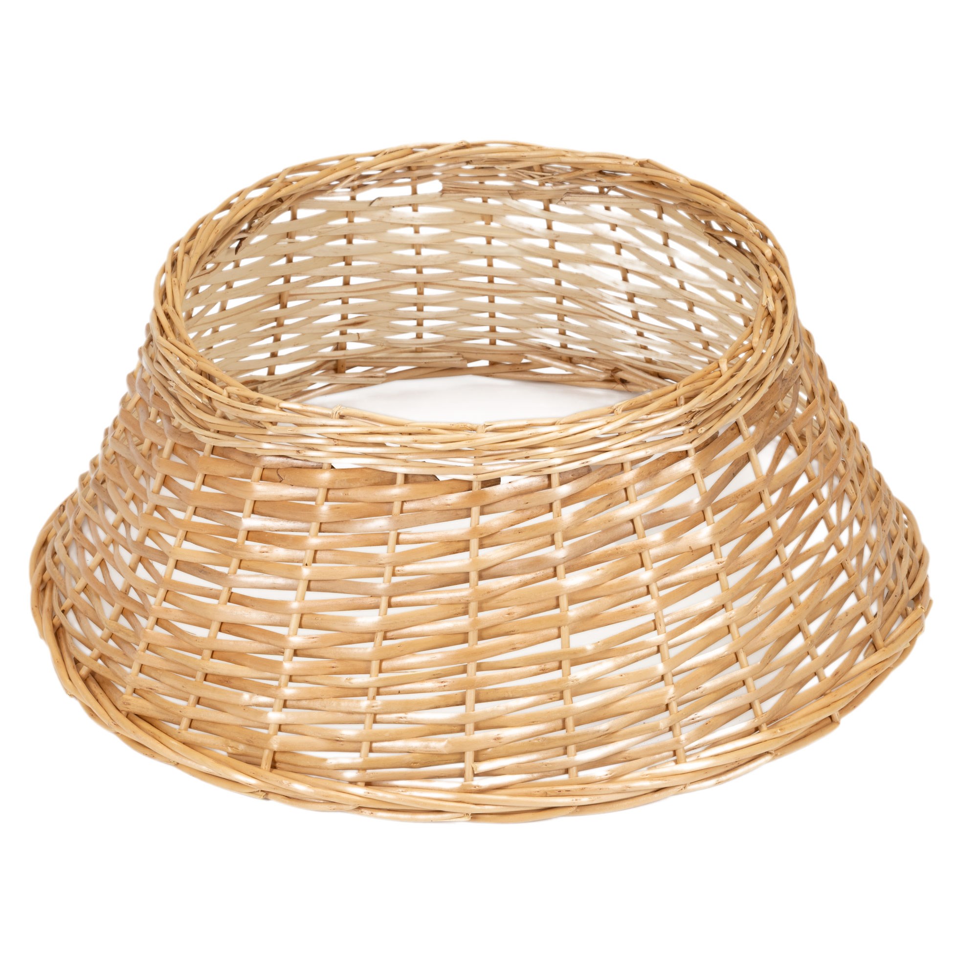 Prútený kryt na stojan na vianočný stromček 58 cm svetlohnedý S-CA1457