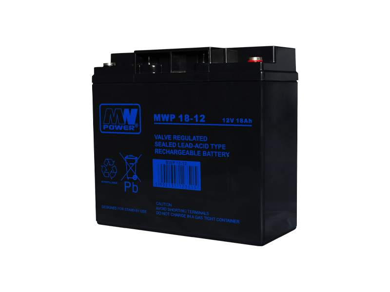 AGM akumulátor 12 V 18 Ah MW Power MWP 18-12 EC-23944