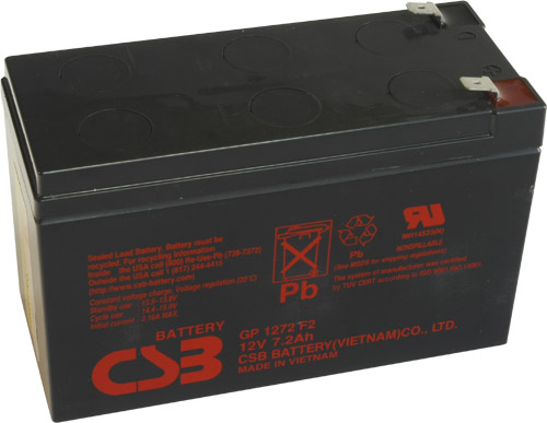 AGM akumulátor CSB GP1272F2 12 V 7,2 Ah EC-12010