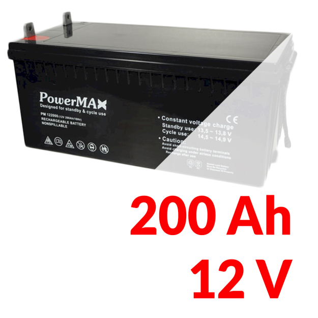 Akumulátor PowerMAX 200 Ah 12 V MaxBat 122000 EC-PM 122000