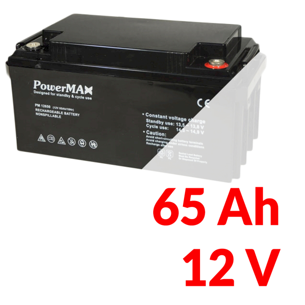 Akumulátor PowerMAX 65 Ah 12 V MaxBat 12650 EC-10234