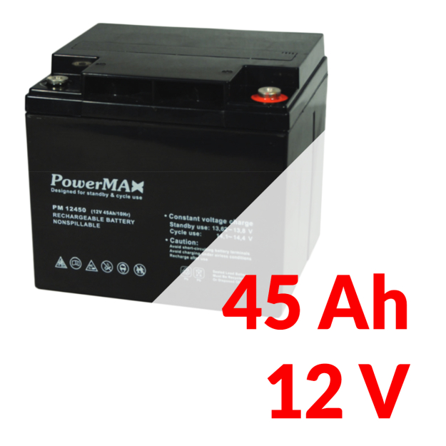 Akumulátor PowerMAX 45 Ah 12 V MaxBat 12450 EC-12905