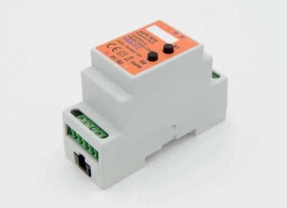 Adaptér na DIN lištu pre Fibaro FGS-212 s tlačidlami EC-euFIX S212