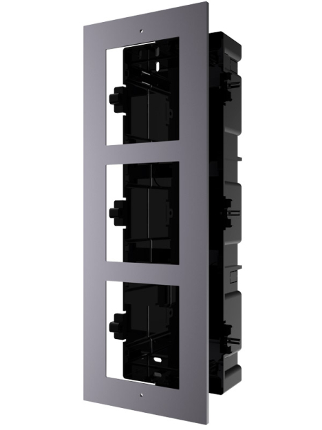 Podomietkový rám pre 3 moduly videovrátnika Hikvision DS-KD-ACF3 EC-22263