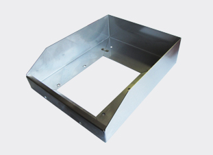 Povrchová skrinka pre vstupný panel, 2-segmentová, nerezová Laskomex EC-DAX-3-2 V INOX