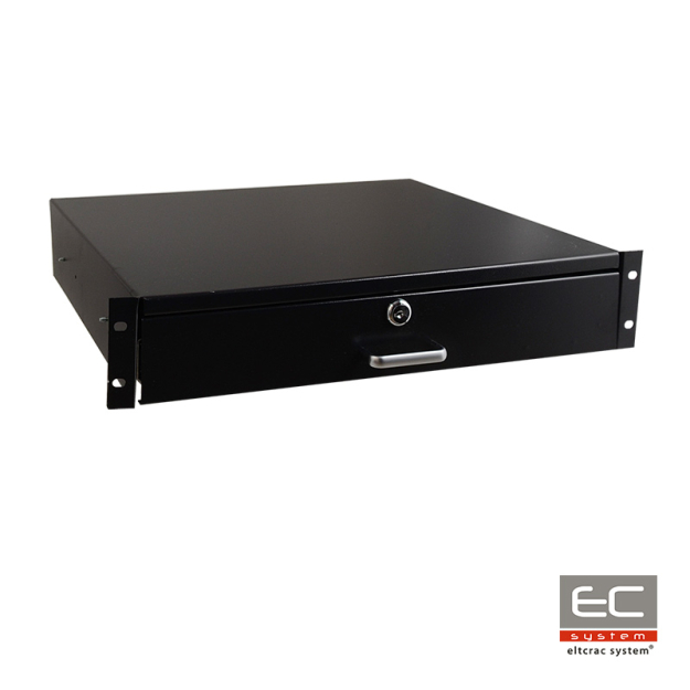 Výsuvná uzamykateľná RACK zásuvka 19" 2U Pulsar EC-13103