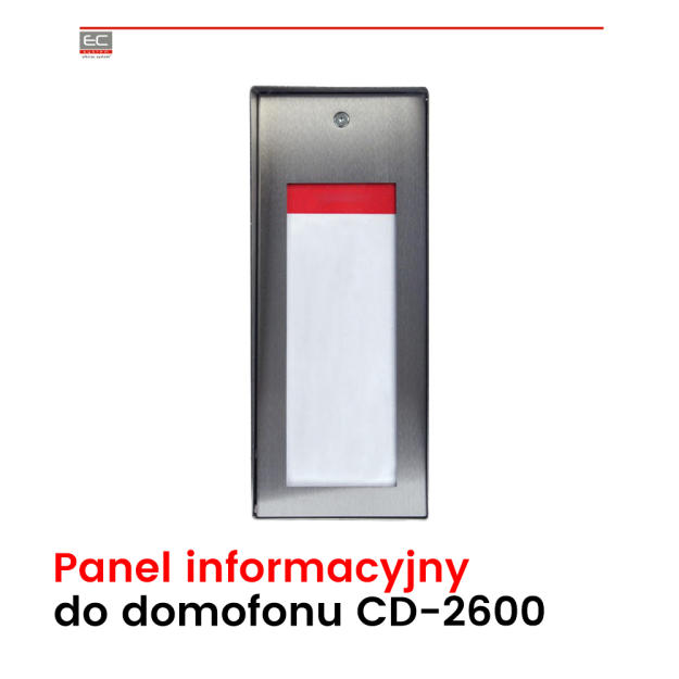 Informačný panel pre domový vrátnik Laskomex NP-2600 EC-25878