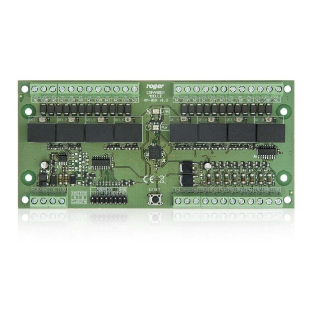Rozširujúci modul vstupov a výstupov 8/8 pre RACS CLK/DTA Roger XM-8DR-BRD EC-29510
