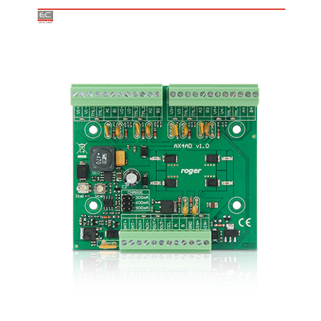 Napájací a komunikačný distribučný modul RS485 pre prístupový systém Roger PSD4D EC-19507