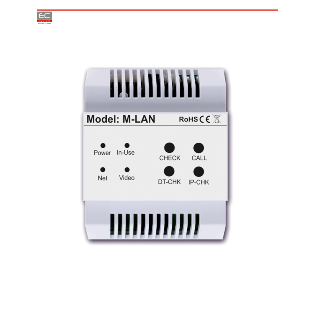 Sieťový modul pre videovrátnik VIDOS DUO M-LAN EC-27686