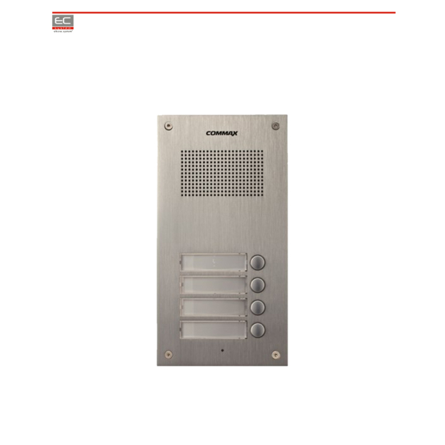 Bránková stanica videovrátnika s RFID čítačkou COMMAX DR-4UM/RFID EC-24627