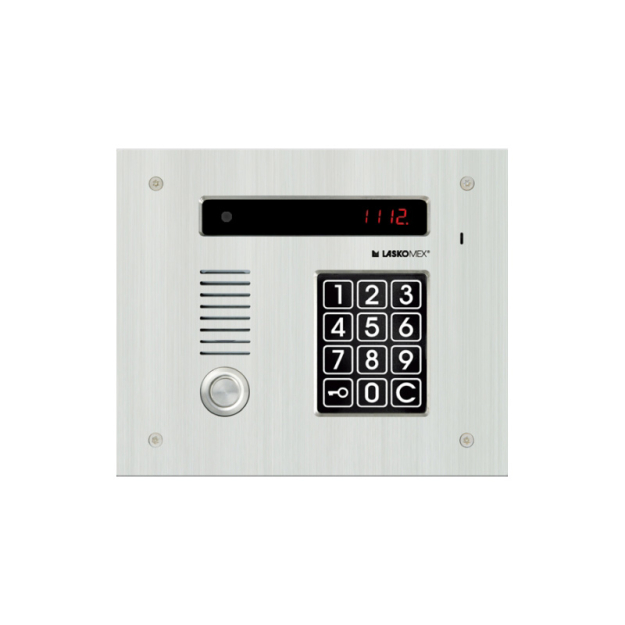 Vonkajší audio panel domofónu s klávesnicou a čítačkou Dallas Laskomex CP-2513TP INOX EC-11770