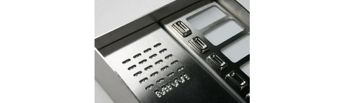 5025/12D - Vonkajšia kazeta s 12 tlačidlami s strieškou - Miwi-Urmet