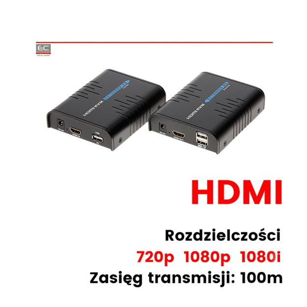 HDMI extender USB-EX-100 EC-17820