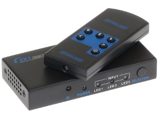 HDMI prepínač HDMI-SW-3/1P EC-8110B