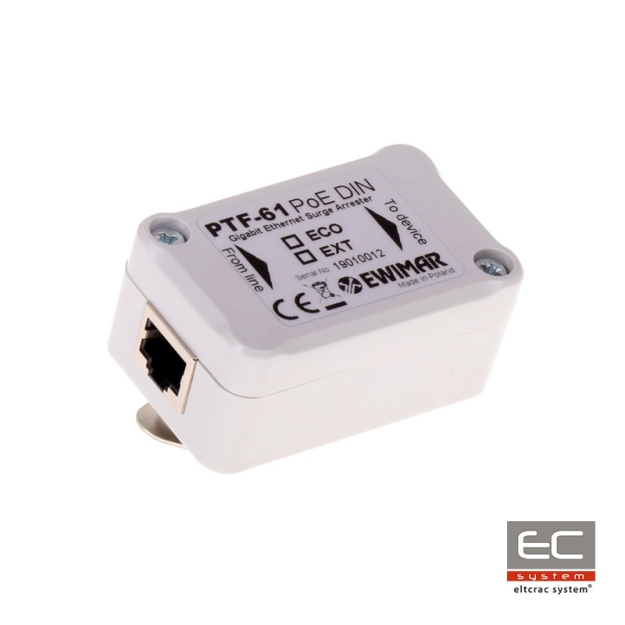 Prepäťová ochrana LAN/Ethernet PoE PTF-61-EXT EC-28223