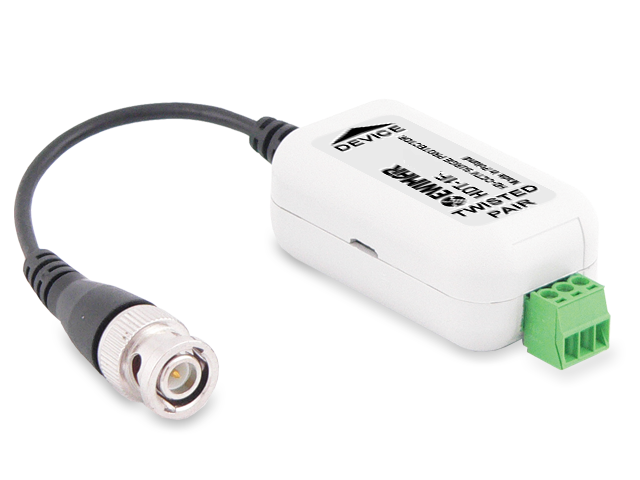 UTP/BNC konvertor s prepäťovou ochranou EWIMAR HDT-1F-EXT EC-16214