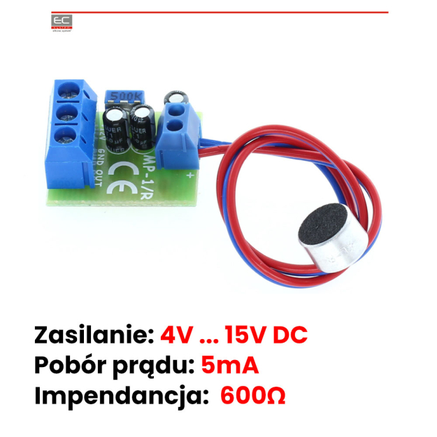 1-kanálový DVR rekordér pre kamerový systém MP-1 EC-09438