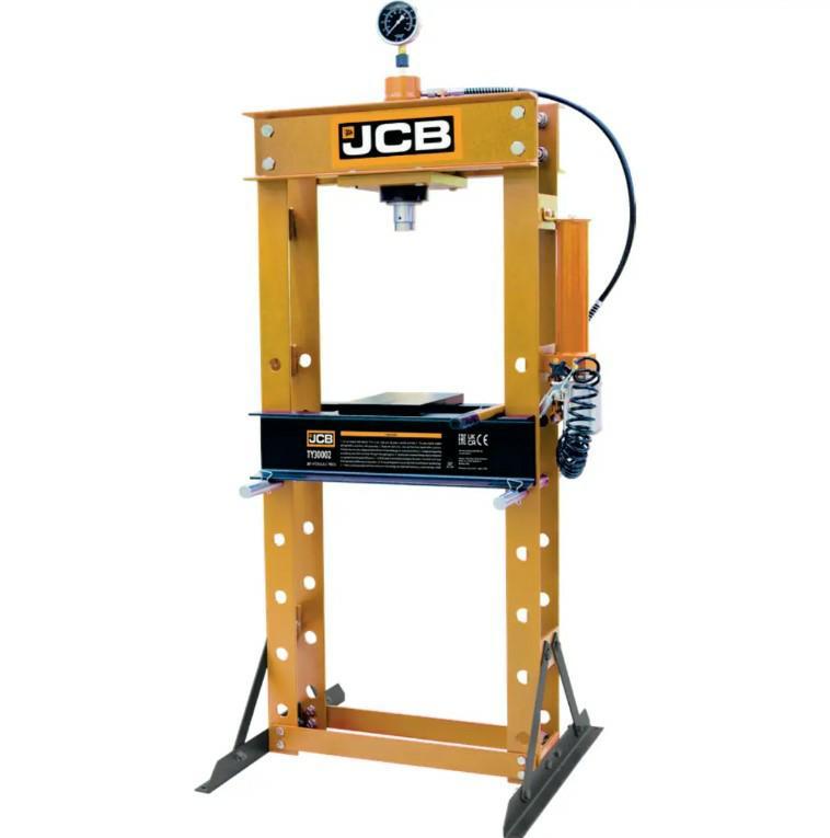 JCB Podlahový hydraulicko-pneumatický lis dielenský 30 T s manometrom