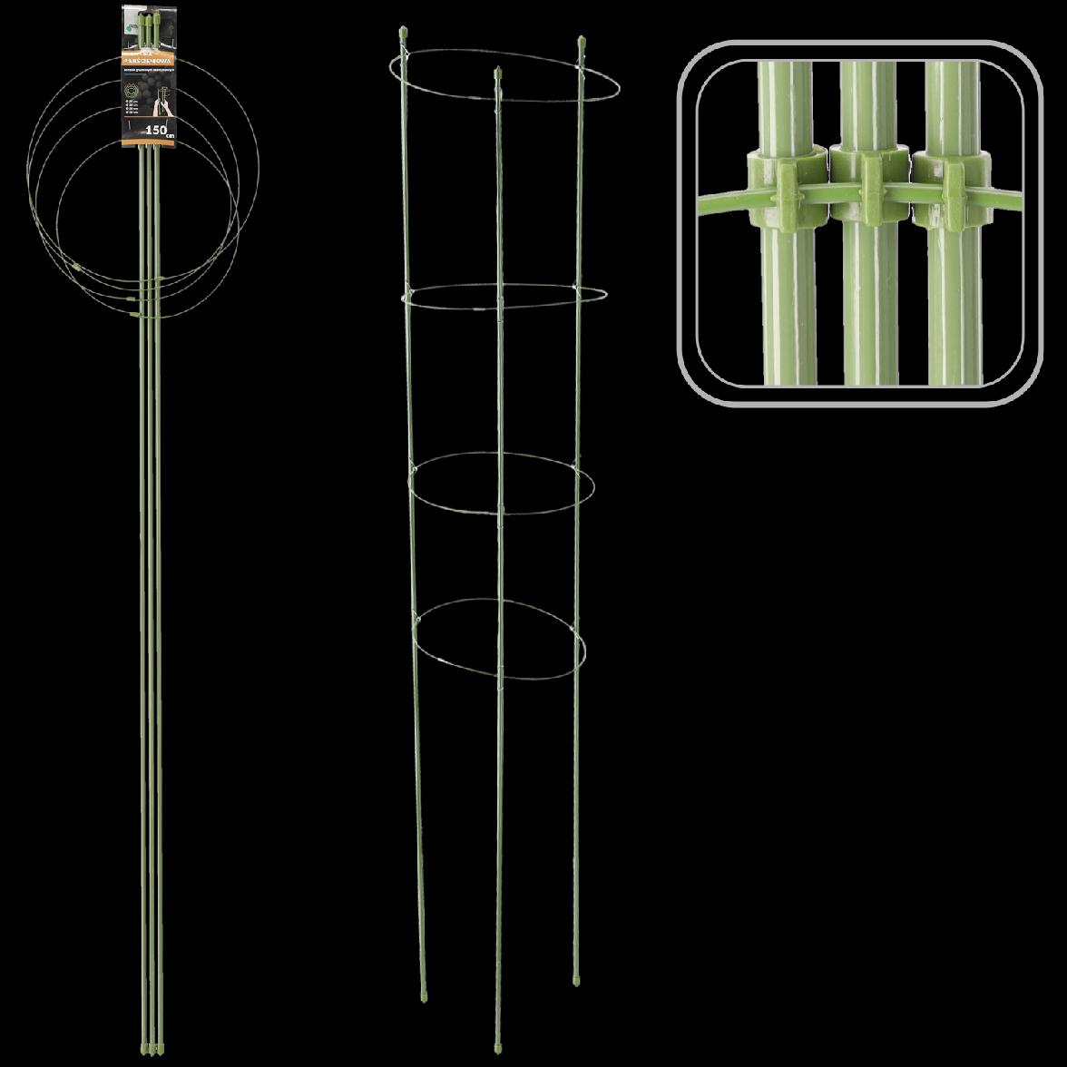 Kruhová opora na rastliny 150 cm CH-DEN1782