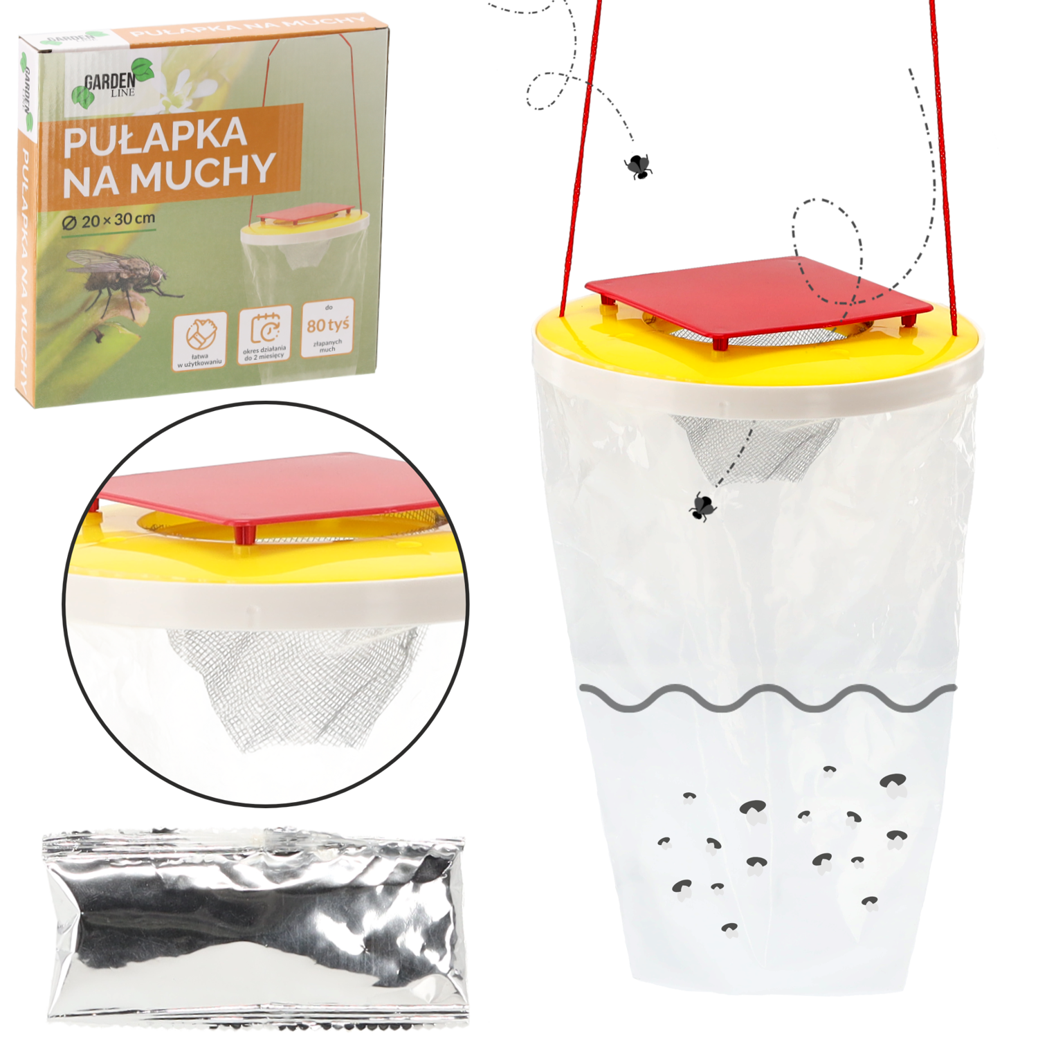 Pasca na muchy 20 × 30 cm CH-LAR6865